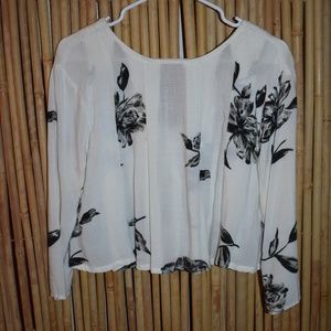 Floral print top